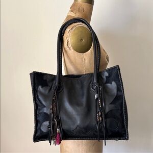 Vintage Simone Camille Genuine Calf Hair & Leather Handbag
